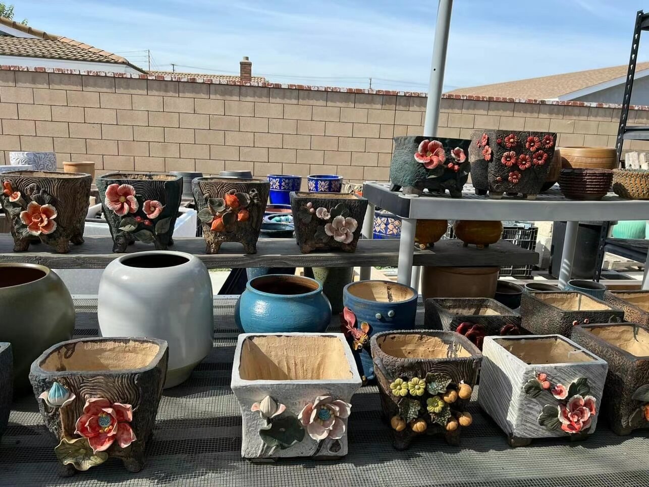 Beautiful Hand Crafted Ceramic Plant Pots Cute Cactus Pot Flower Pots for Indoor Plants with Drainage.jpg