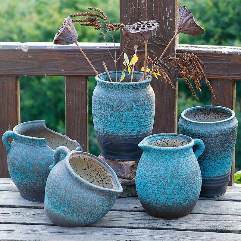 Bisque Ceramic Pots DIY Hand-painted Creative Breathable Planters for Succulents Special Clearance Minimalist Bonsai Pots.jpg