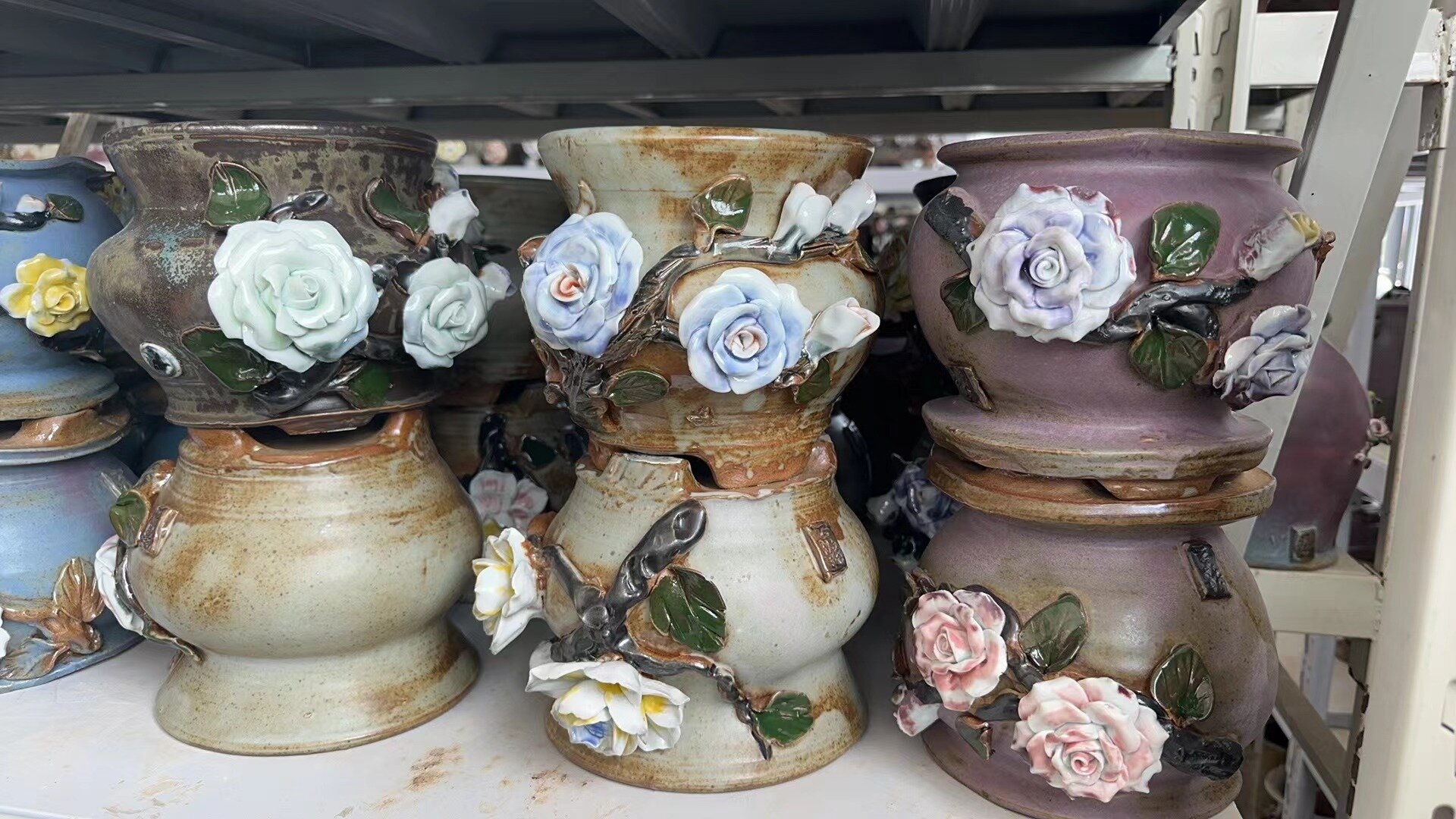 Carton Home Decoration Orchid Bonsai Succulent Ceramic Indoor Planter Pot Set.jpg