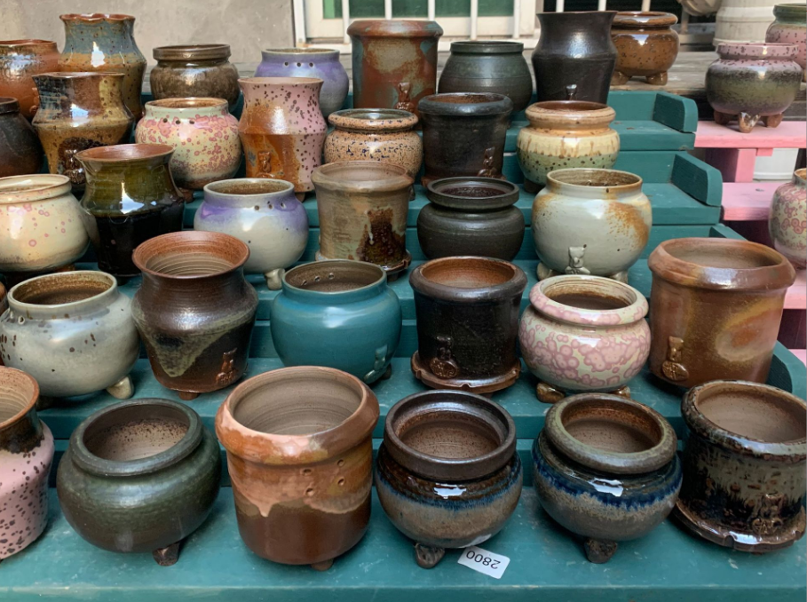 Ceramic Glazed Eco-friendly Modern Flower Pot 1-3L Capacity Creative Multi-fleshy Circle Design Desktop Ornament(1).png