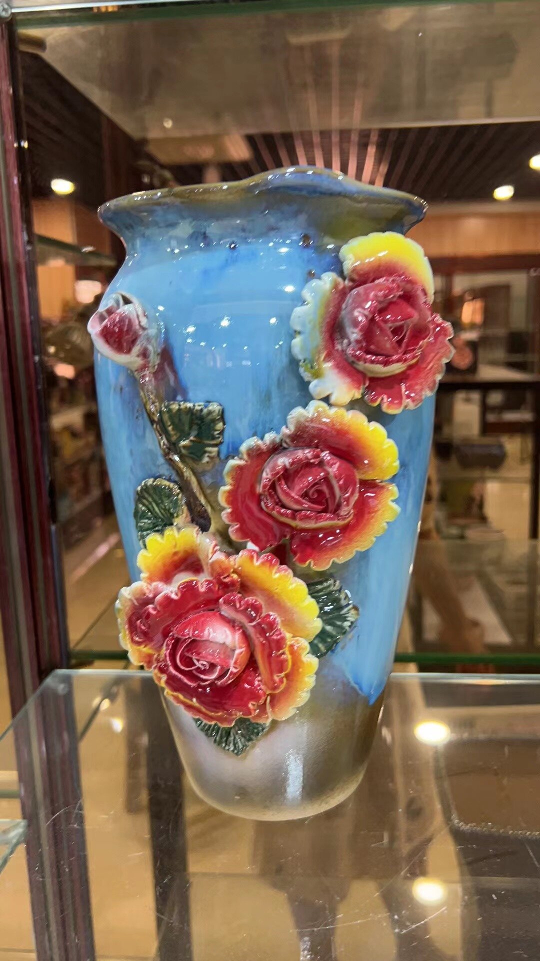 Ceramic Plants Pots Vintage Ceramic Flower Planters Crackle Glaze Finish Flower Pots Decorative Floral Vintage Planters.jpg