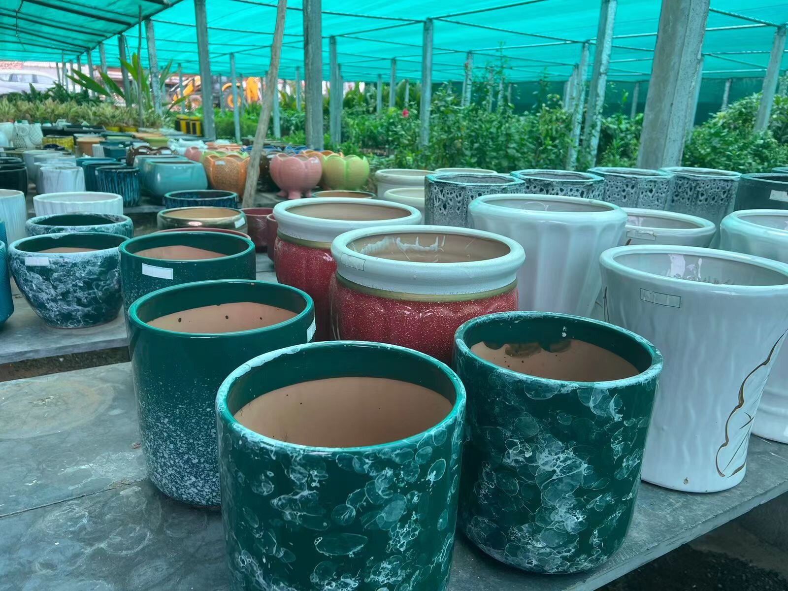 Ceramic Succulent Pots Shallow Succulent Planters with Drainage Hole  Saucer Indoor Plant Pots for Cactus Home Decor(1).jpg