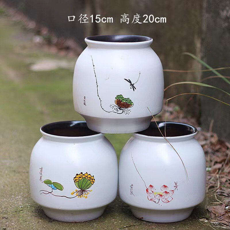 Custom Design Indoor Small Flower Pots Ceramic Plant Succulent White Ceramic Pot.jpg