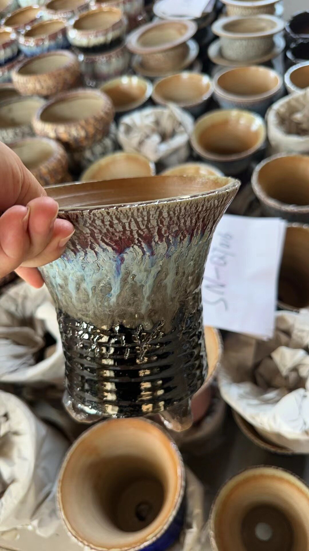 Small Succulent Plant Pot with Drainage  Ceramic Cactus Planter Pots for Indoor Unique Flower Planter Container.jpg