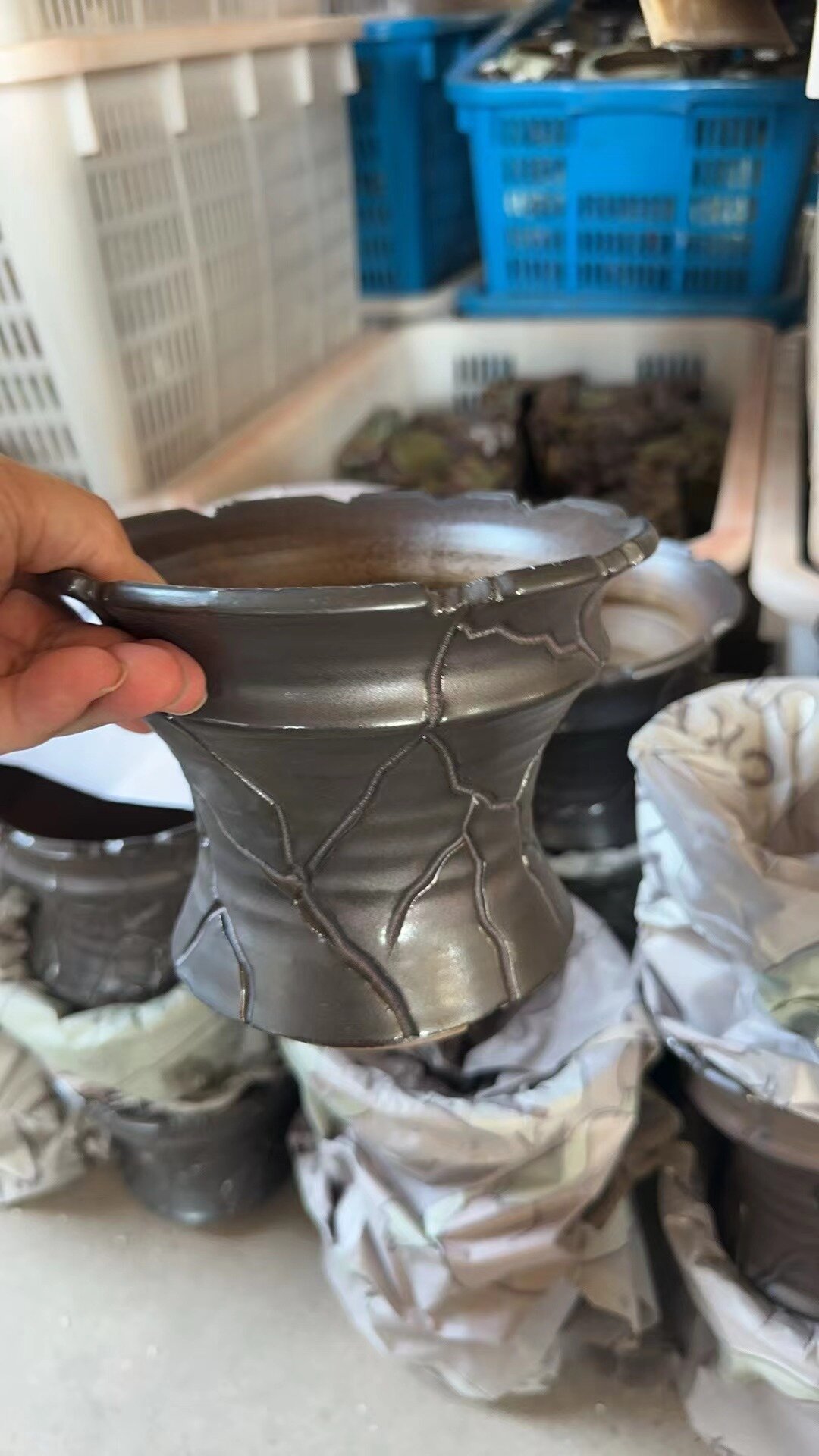 Succulent Plant Pots Mini Small Ceramic Pots with Drainage Hole Cute Planters for Plants Home  Gift Ideas.jpg