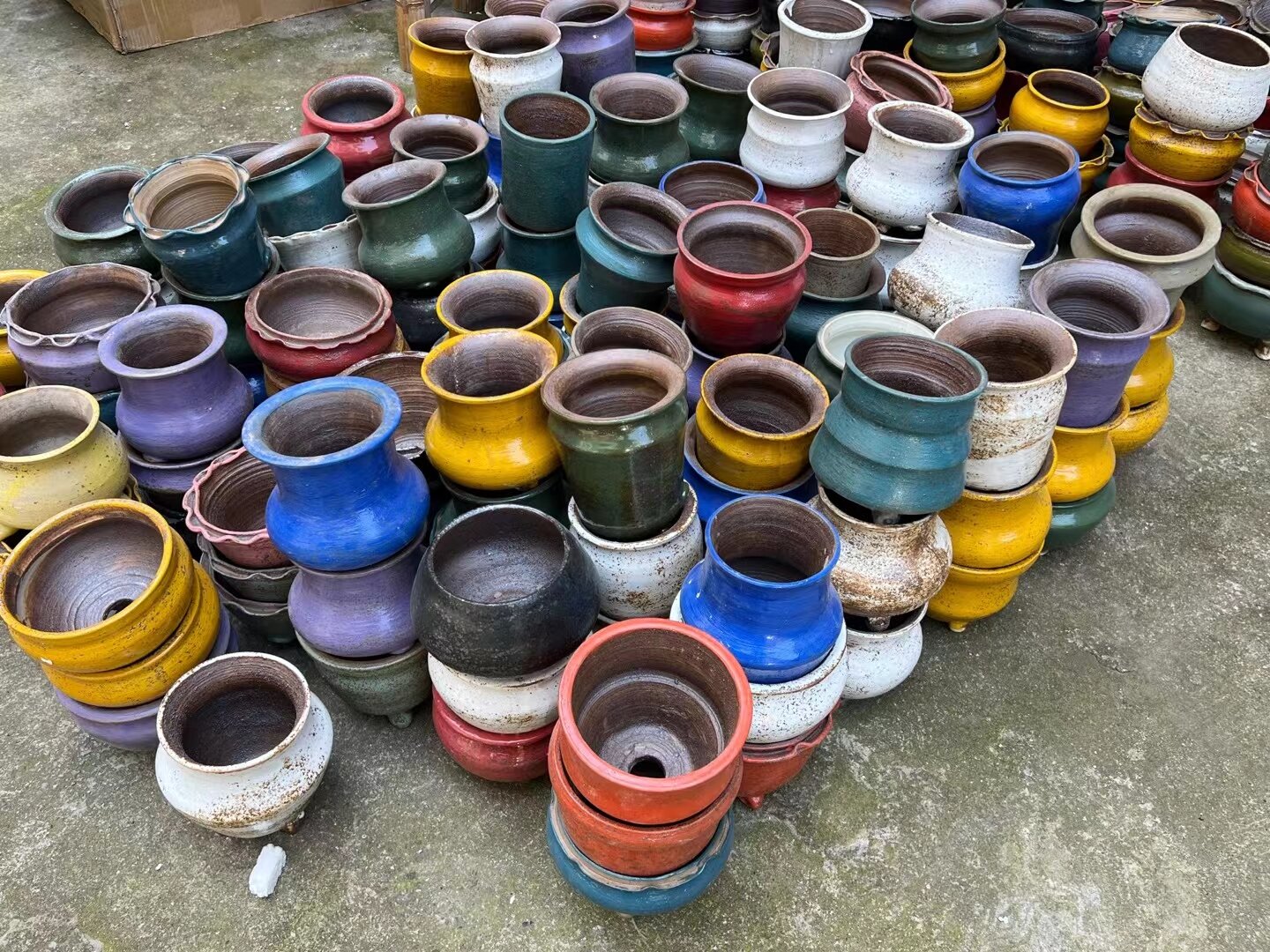 Vintage Flower Pots for Indoor Plant Round Ceramic Plant Pots with Drainage Holes.jpg