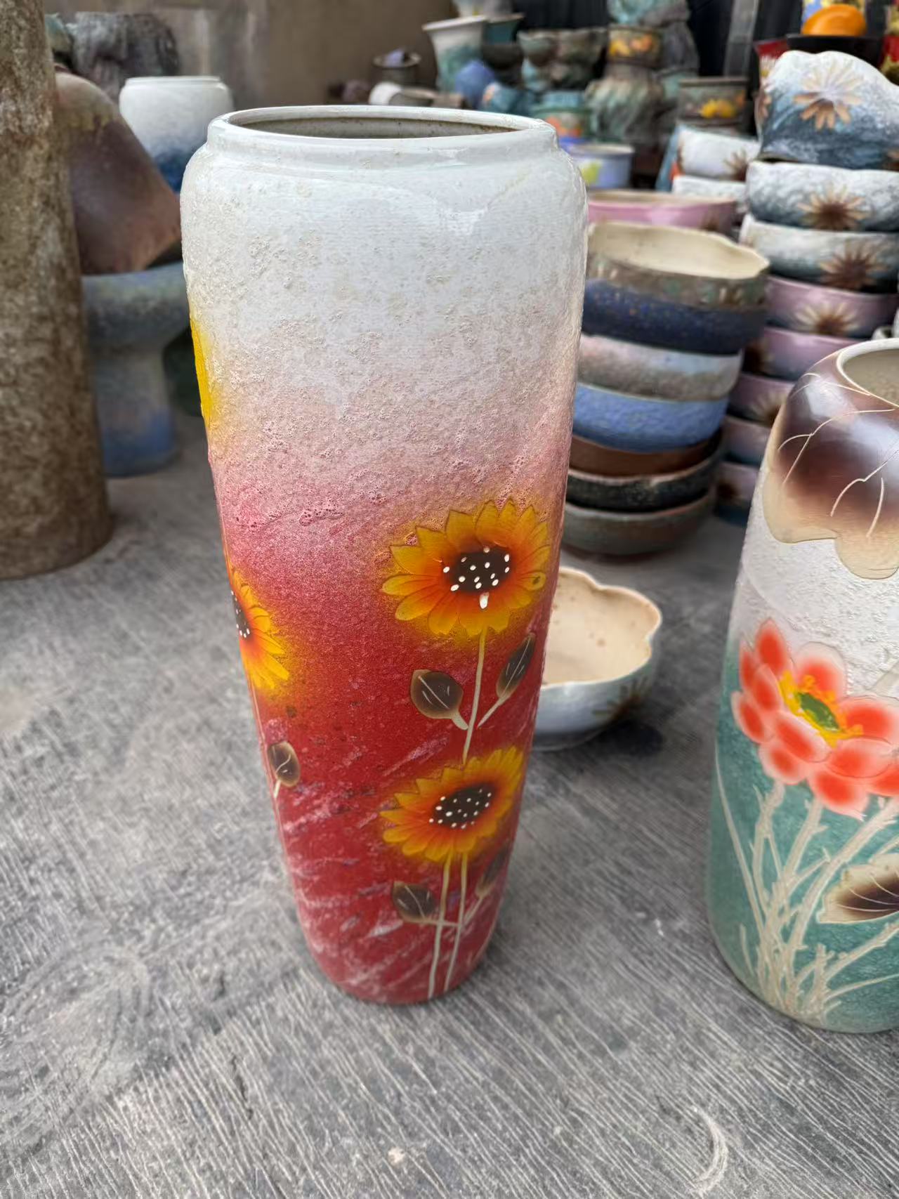 Custom Various Sizes Nordic Modern Glazed Succulent Planter Ceramic Plant Pots Indoor Flower Pot.jpg