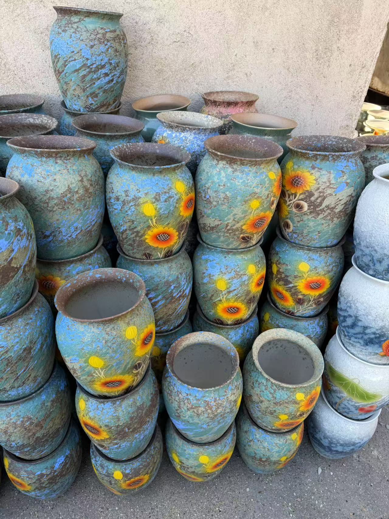 Handmade Terracotta Pots with Saucers  Terra Cotta Pots with Tray Pakistan Clay Pots for Plants Succulents.jpg