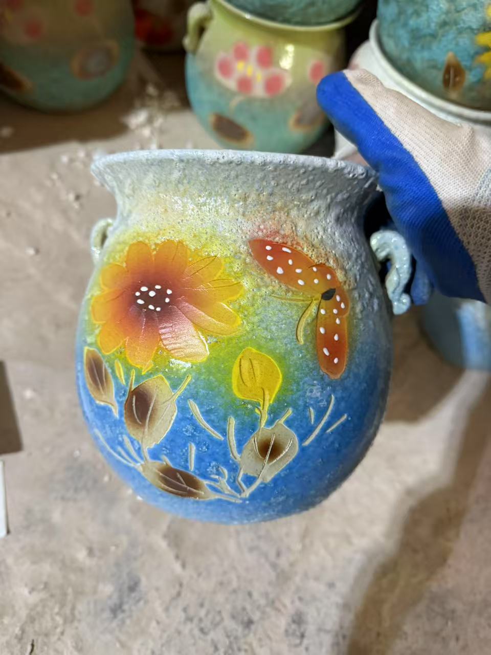 MODERN Living Room Decoration Creative Home Style Dry Flower Vase Ceramic Pot Simple Porcelain Pot.jpg