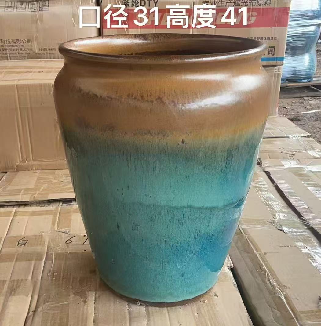 New Glazed Modern Korean Style Tall Ceramic Succulent Pot for Desktop Home Garden Shopping Mall Decoration.jpg