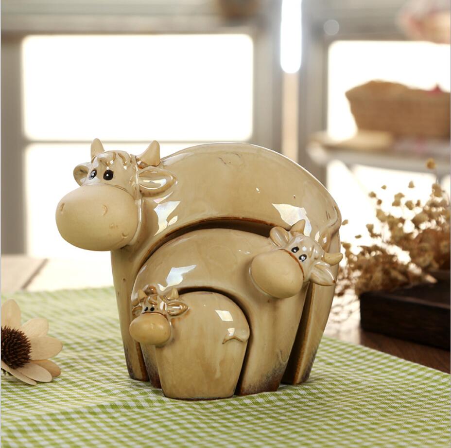 14 (1) Ceramic handicraft cow family modern home decor.jpg